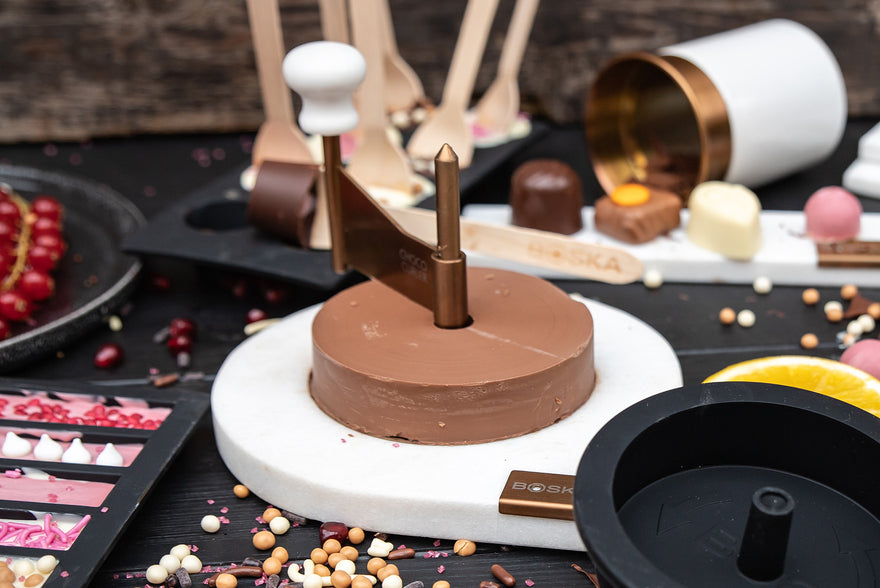 Chocolade disc voor de Choco Kruller