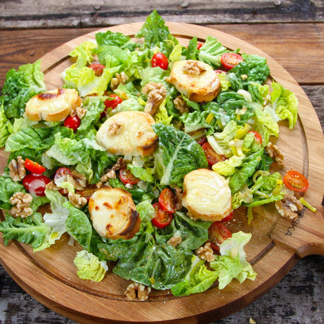 Salade au chèvre grillé