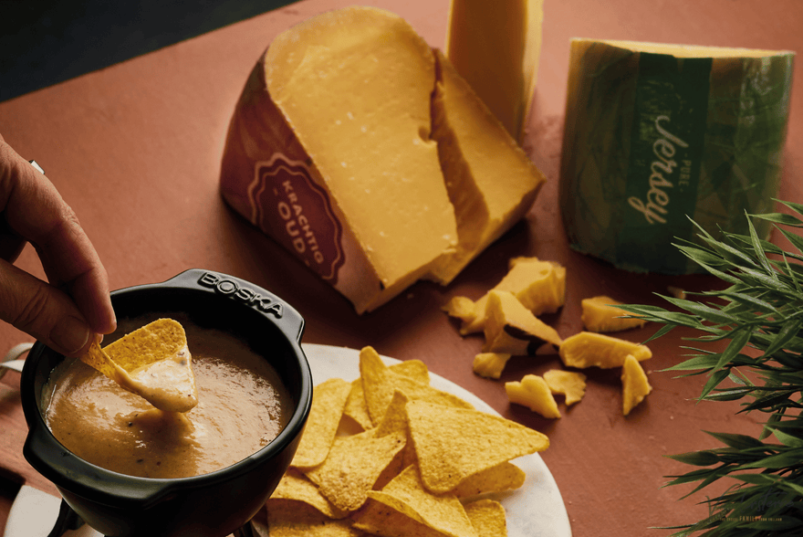 „Leckerer Appetit“ Snack Käsefondue