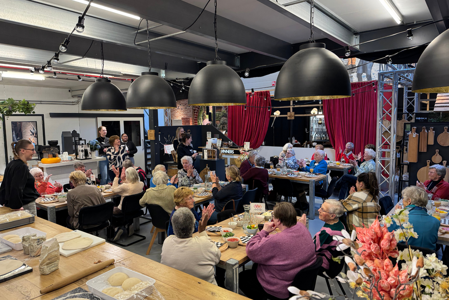 Ein herzlicher Nachmittag: BOSKA backt Pizzen mit der Stiftung Met je hart