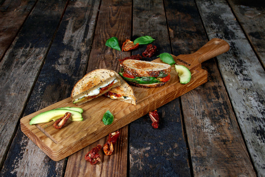 Toast Caprese mit einem twists