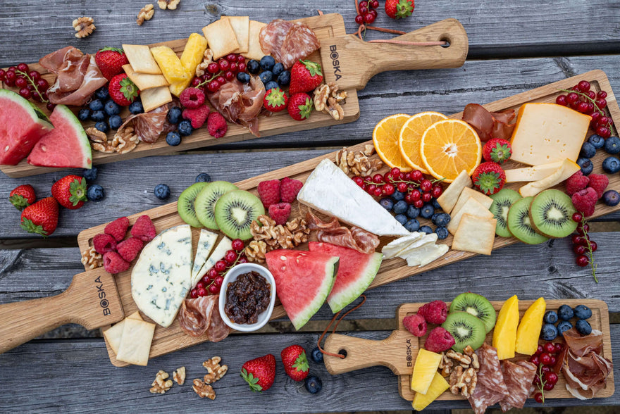 Sommerliche Käseplatte