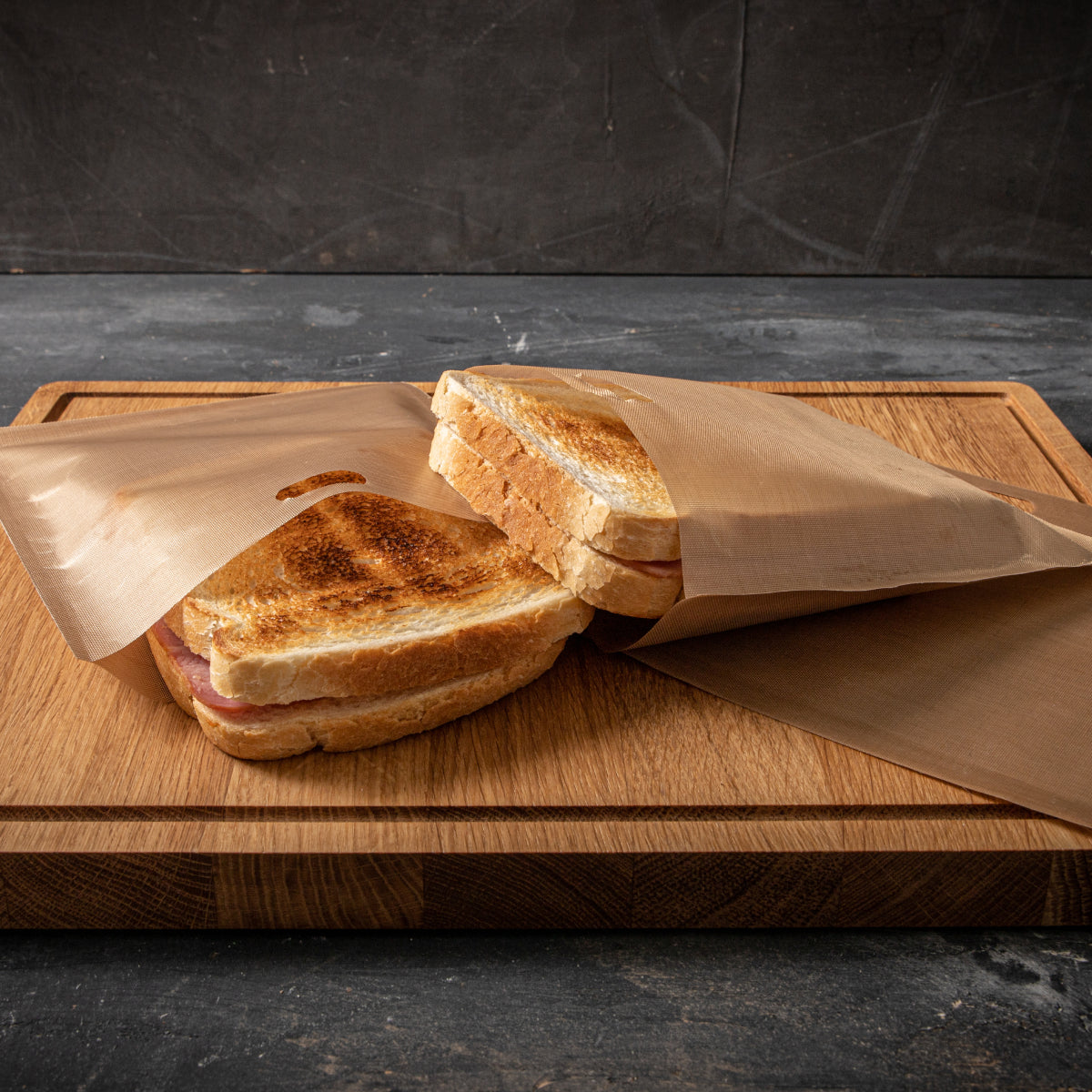 Butyeak Antiaanbak toastzak, teflon broodrooster, 6 herbruikbare toastzakken, snacks, pizza, sandwiches, toast