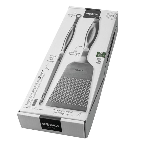 320045 - BOSKA Burger & Veggie BBQ Tools Monaco+ , Set van 2