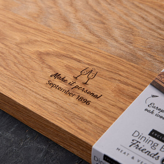 Gepersonaliseerd Dining Board Friends M - 33 cm