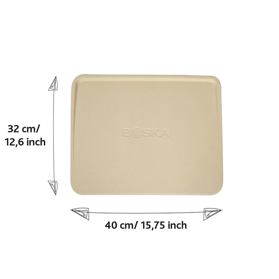 BOSKA 320511 Pizzasteen Deluxe Rechthoek - 40x32 cm