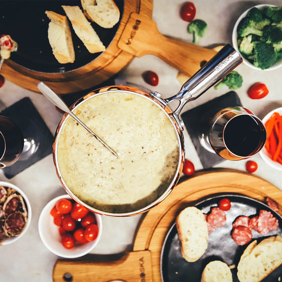 BOSKA 340040 Fondueset Koper - 1,7 L