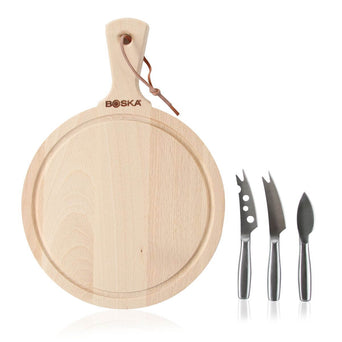 Cheese Set Round Amigo - ⌀ 9.1 inch 358204 BOSKA Kaasset Rond Amigo