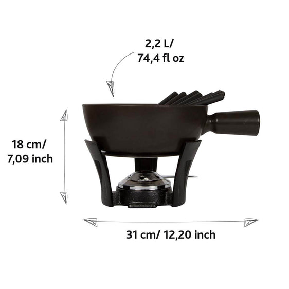 BOSKA 853541 Fondueset Nero L - 2,2 L