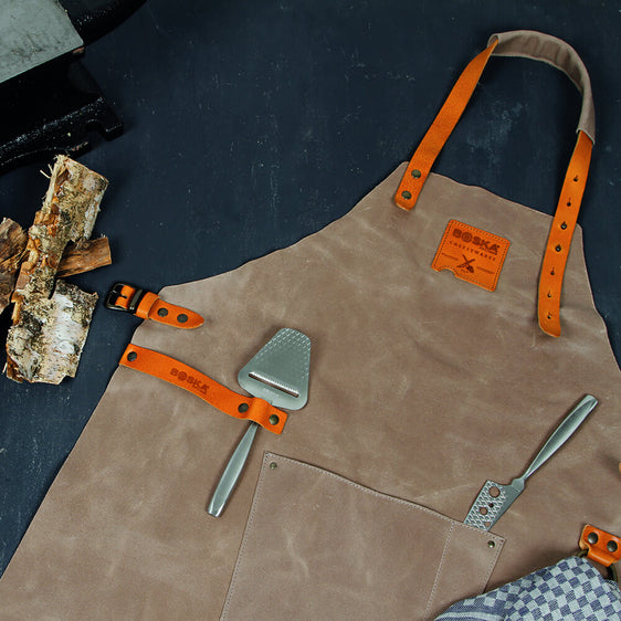 955055 - BOSKA Mr Smith Apron Gray Pocket