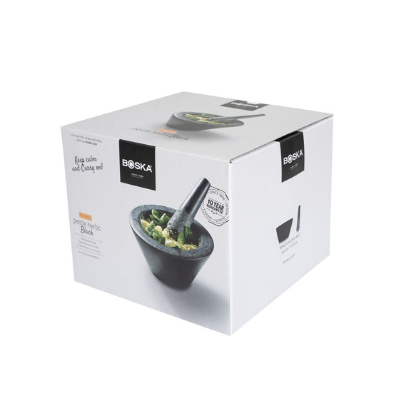 Mortier Herbs Noire - ⌀ 17,5 cm