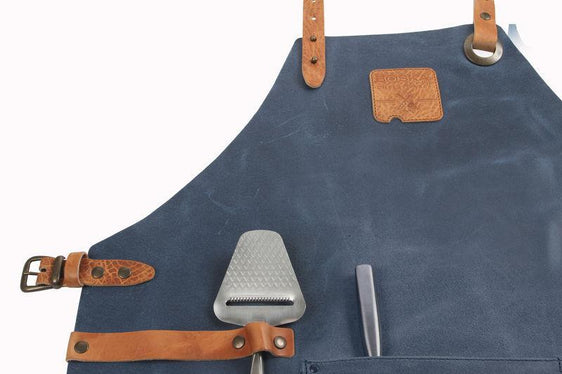 955054 - BOSKA Mr Smith Apron Blue Pocket