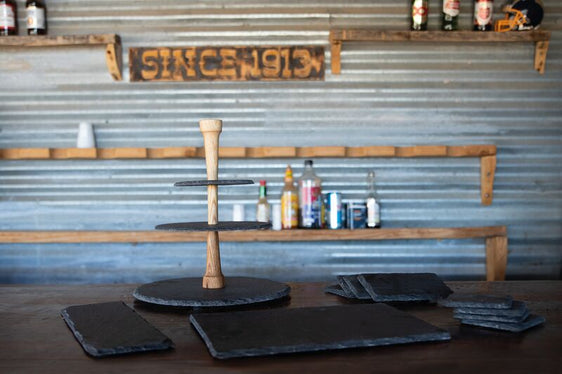 359002 BOSKA Onderzetters Leisteen - Set van 4