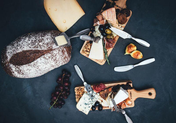 De kaasmessen zijn vaatwasserbestendig