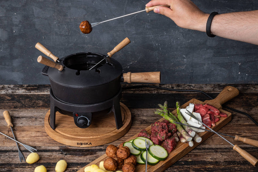 Oliefondue/vleesfondue (elektrische fondueset)