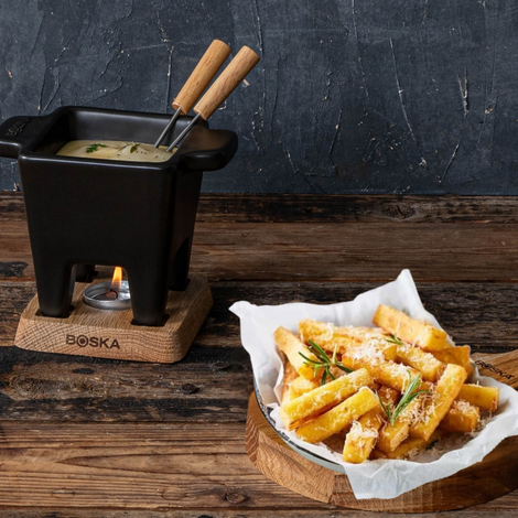 Polenta Fries - Cheese Fondue Dipper Idea