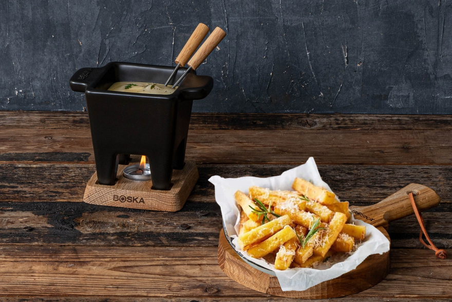 Polenta Fries - Cheese Fondue Dipper Idea