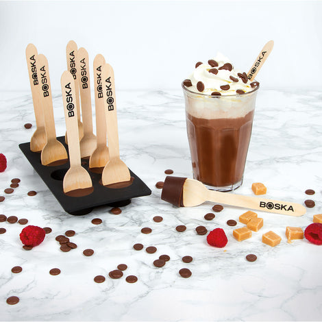 Rezept Milchschokoladenflöffel - Karamell Meersalz