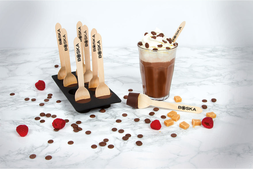 Rezept Milchschokoladenflöffel - Karamell Meersalz