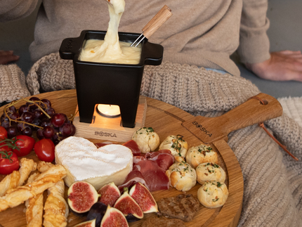 Mini knoflookbroodjes uit de oven – kaasfondue dipper idee