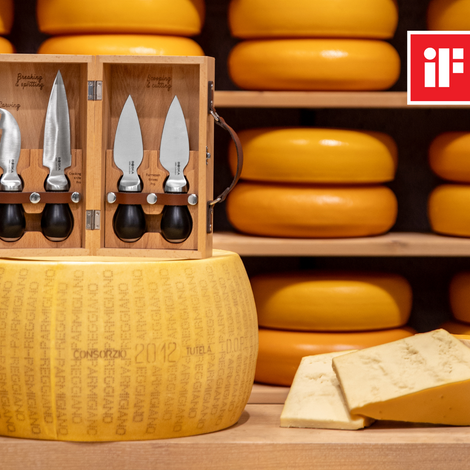 BOSKA wint iF Design Award voor Cheesemongers Parm Set Pro