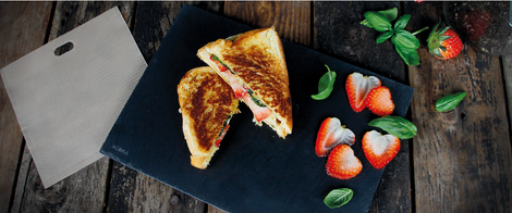 Tosti – Brie aardbei