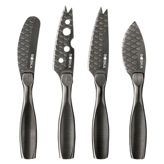 Cheese Knife Set Mini Monaco+ Black