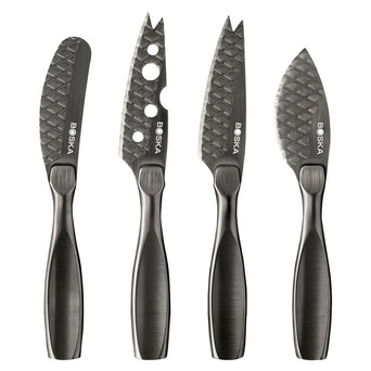 Cheese Knife Set Mini Monaco+ Black