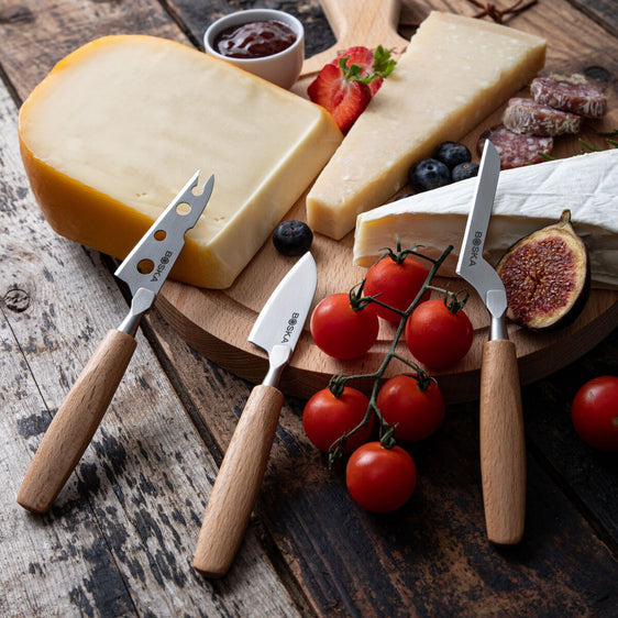 Kaasmessenset Amigo Small, Set van 3 | 306941 BOSKA Food Tools | Duurzaam en Hoge Kwaliteit Messen