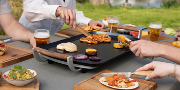 Your outdoor season with the electric griddle