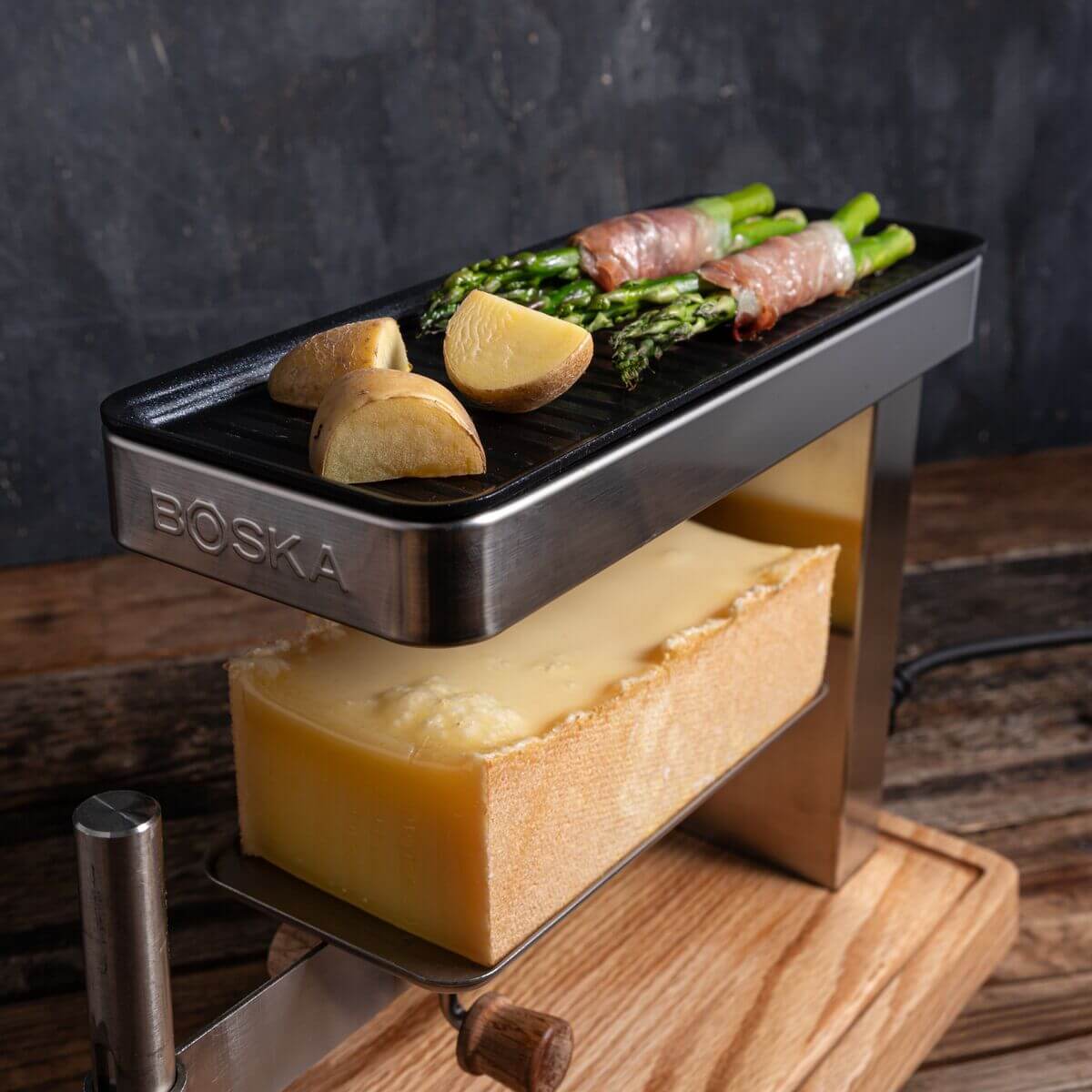 Reclette Raclette Grill Raclette & Grill - Raclette appliance | Oak wood & PFAS-free | BOSKA ...
