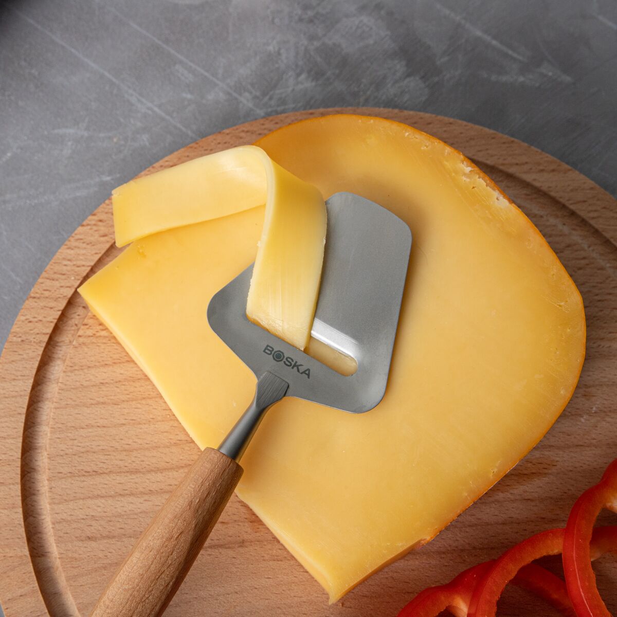 Small Cheese Cheese Slicer Amigo Small: For Semi-Hard & Aged Cheese | Wooden Handle ...