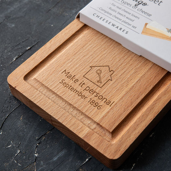 Cheese Set Amigo - 35.6 cm - Personalize This Board