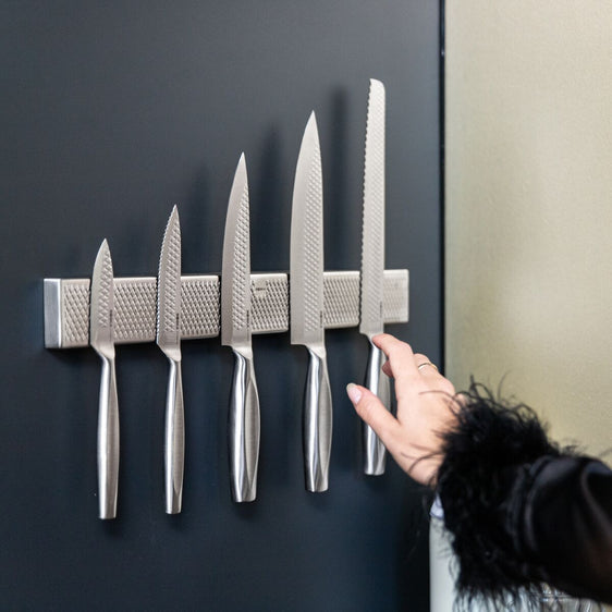 Ultimate Kitchen Knife Set Monaco+, inclusief magneetstrip - BOSKA 307133