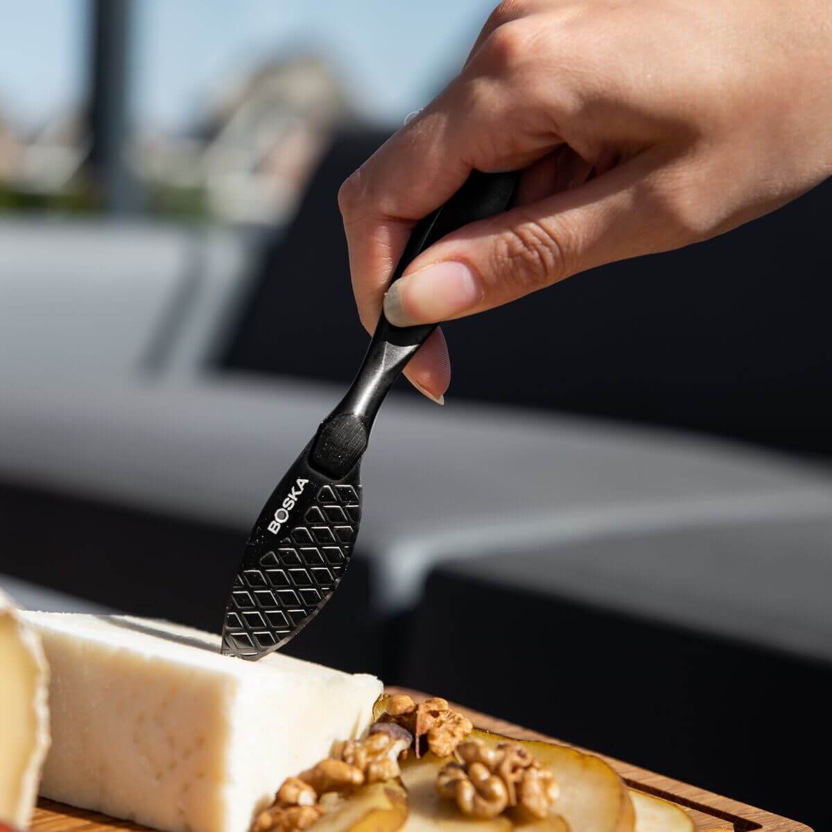 Cheese Knife Set Monaco+ Small Dark – For Every Cheese Type | Non-stick ...