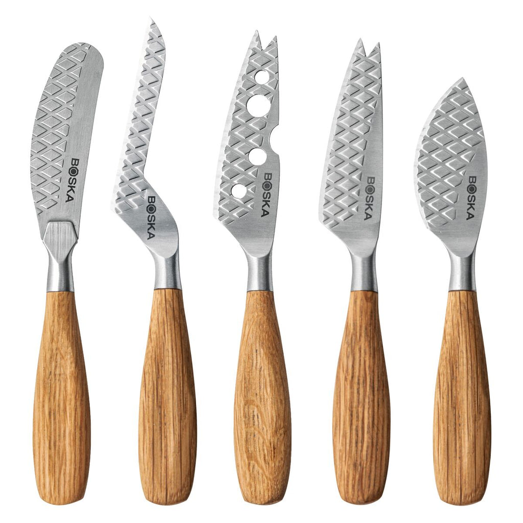 Cheese Knife Set Oslo+ Small: 5 Knives for Every Cheese | Durable