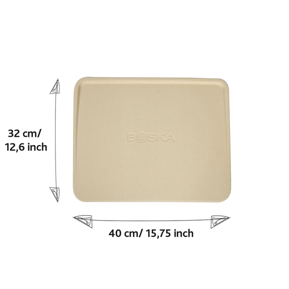 BOSKA 320511 Pizzasteen Deluxe Rechthoek - 40x32 cm