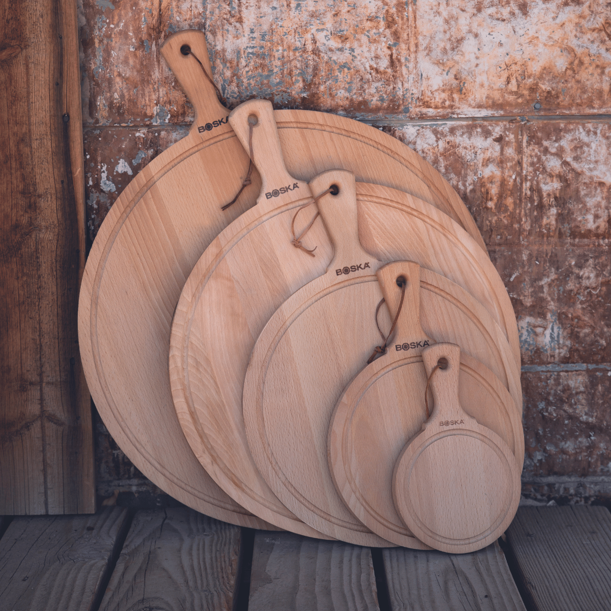 Boska - Serveerplank Rond Amigo XL - ⌀ 42 cm (35-81-15 Boska - Serveerplank Rond Amigo XL - ⌀ 42 cm (35-81-15