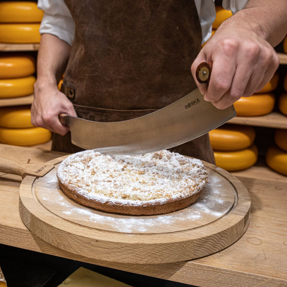 Couteau à fromage hollandais professionnel en bois 'L', 380 mm