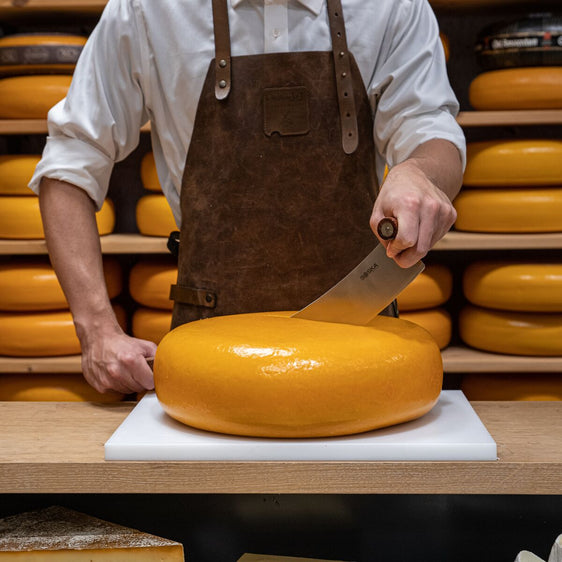 Couteau à fromage hollandais professionnel en bois 'L', 380 mm